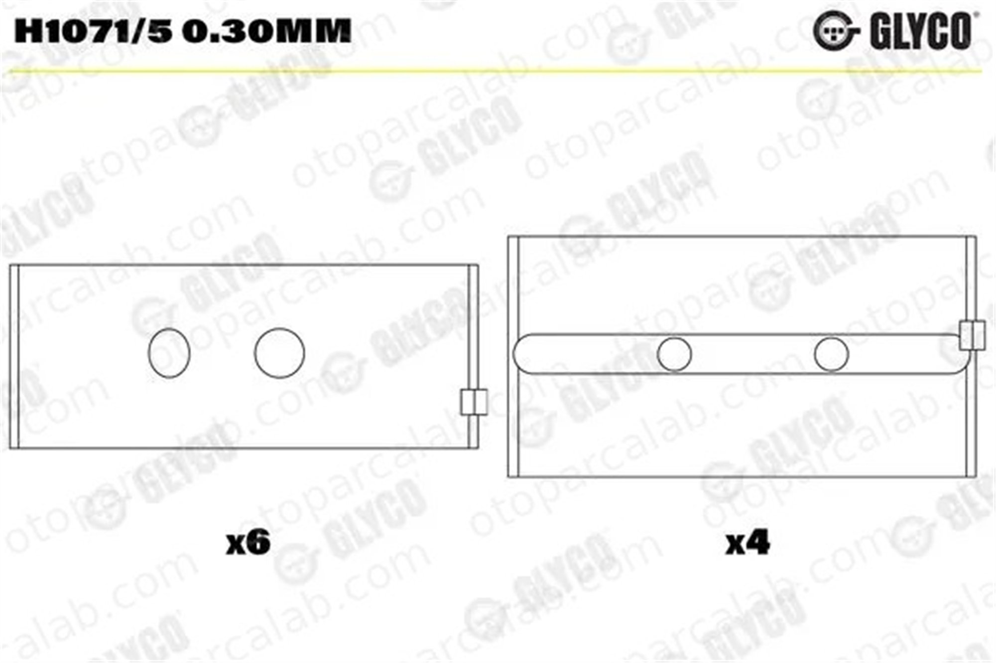 YENMAK 21-M0032-030 Ana Yatak (0.30) CITROËN AX BX 34418030 34417030