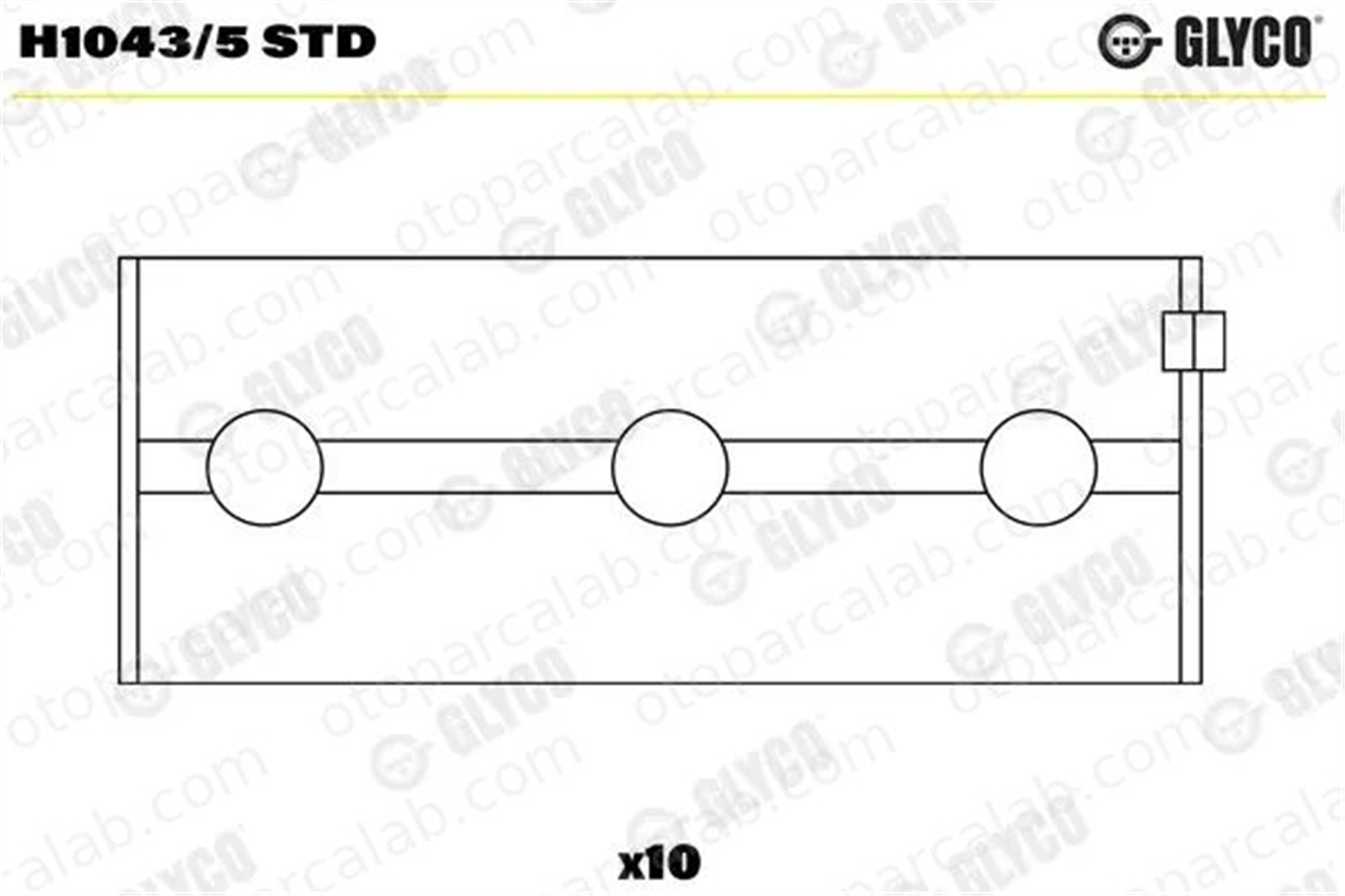 YENMAK 21-M0093-020 Ana Yatak (0.20) FIAT TIPO 131 5882235 1901073