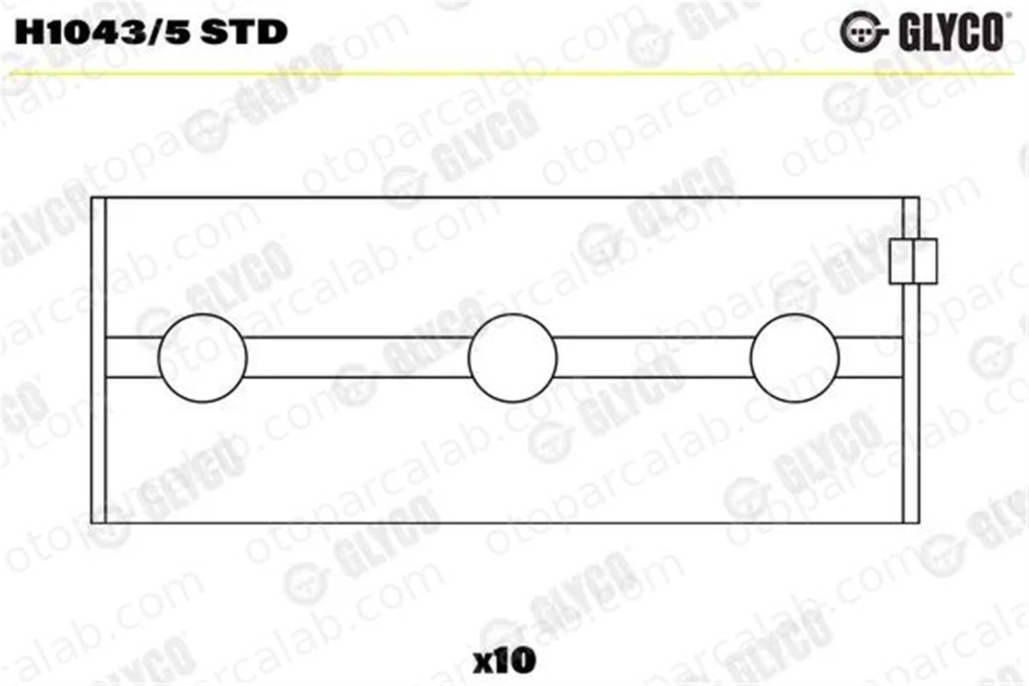 YENMAK 21-M0093-050 Ana Yatak (0.50) FIAT TIPO 131 5882235 1901073