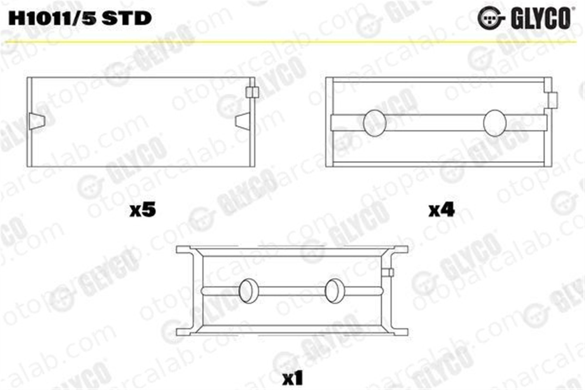 YENMAK 21-M0197-050 Ana Yatak (0.50) FIAT PANDA PUNTO 71732982 46797870