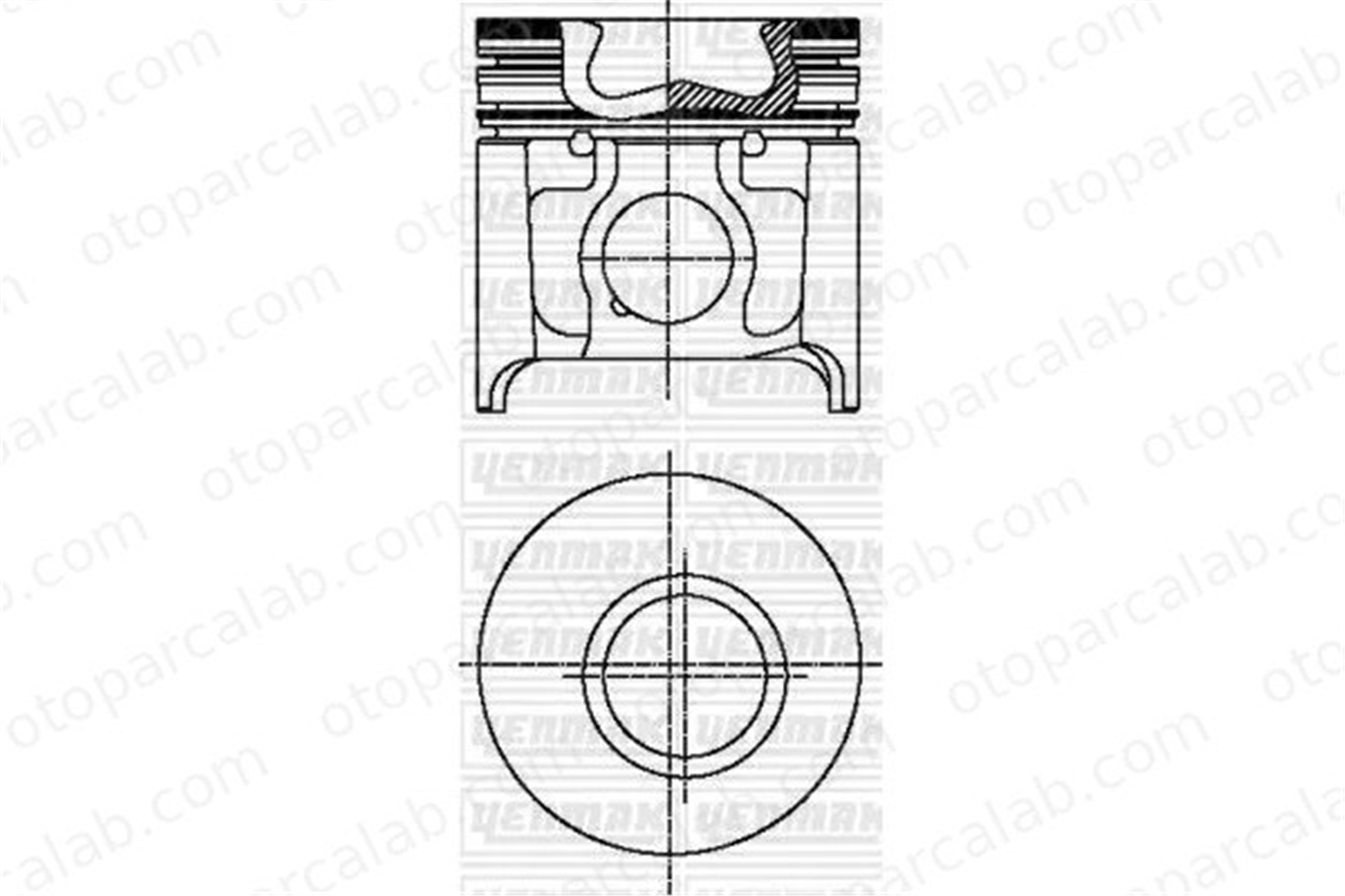 YENMAK 31-03690-000 Piston (94.40MM-STD) IVECO DAILY II Panelvan/Van DAILY II Platform şasi 628P7 2992044