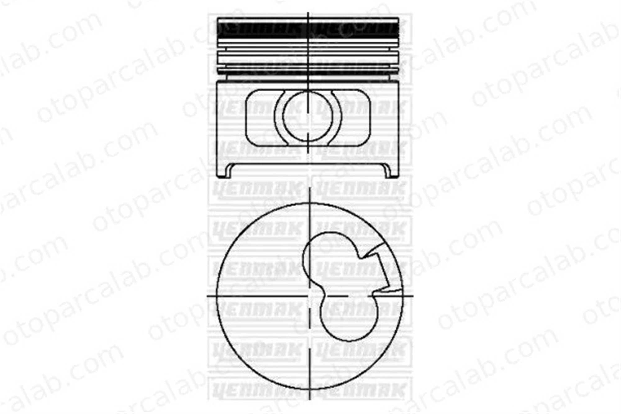 YENMAK 31-03799-000 Piston (82.50MM-STD) OPEL ASTRA F ASTRA F Kombi van 623245 624209