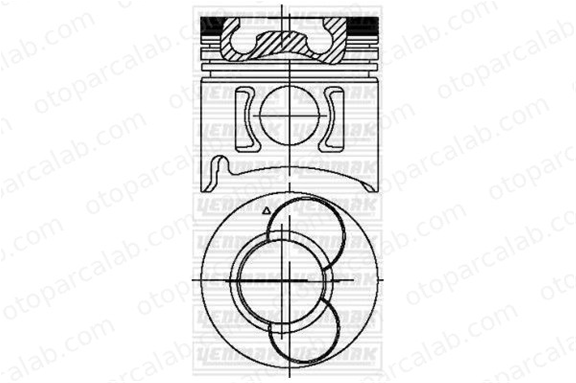 YENMAK 31-04385-000 Piston (93.00MM-STD) ISUZU TF Pick-up KARSAN J9 PREMIER 8724620022 8971766060
