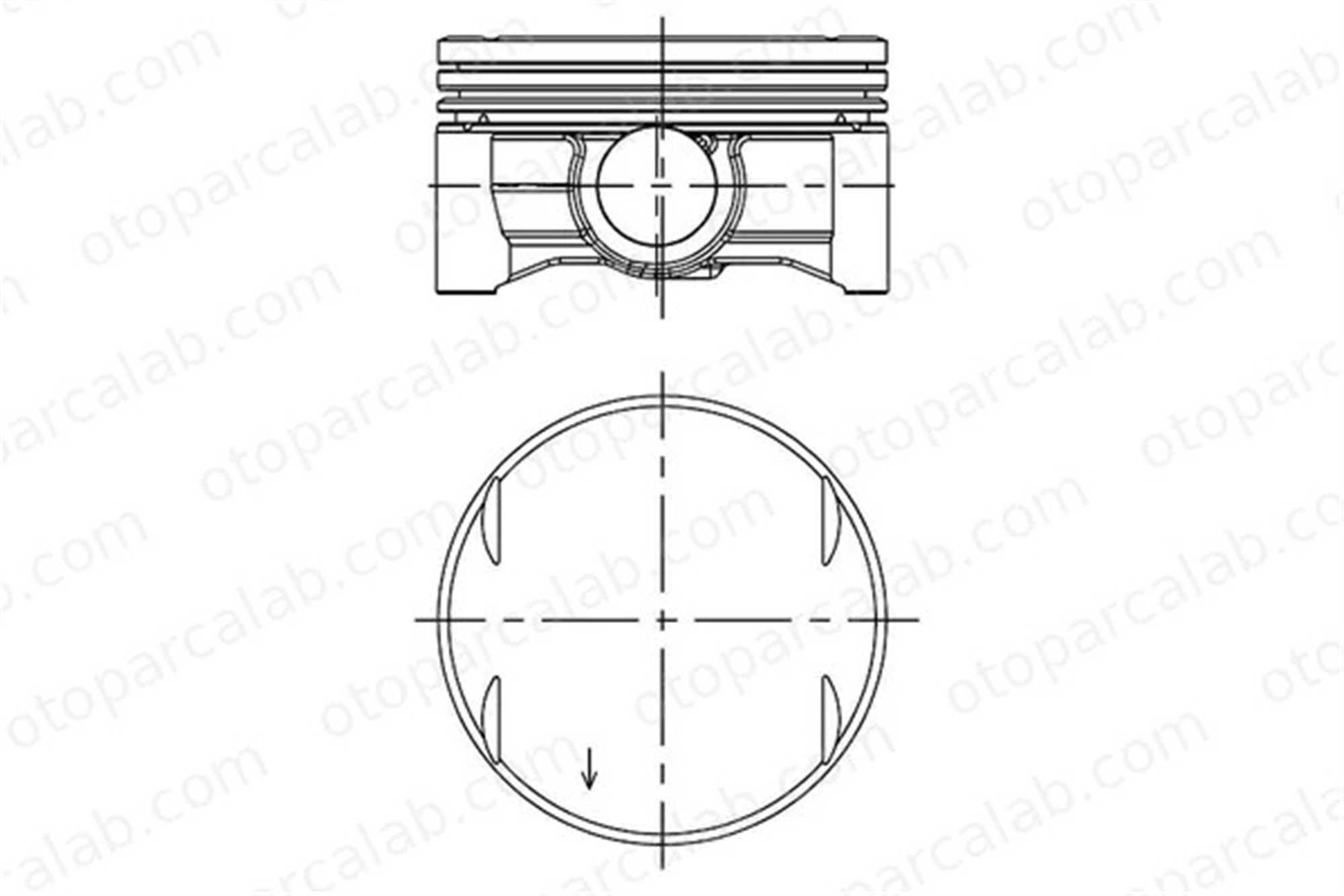 YENMAK 31-04620-000 Piston (84.00MM-STD) BMW 3 3 Coupe 8770229STD 11257506222