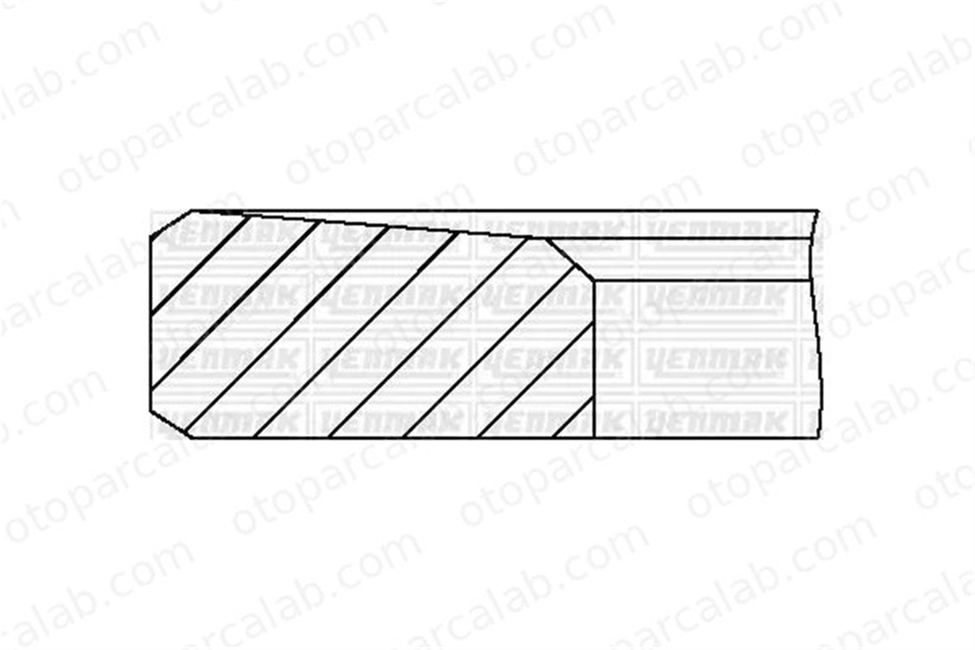 YENMAK 91-09420-100 Segman (94.67MM-STD) FORD TRANSIT Minibüs/Otobüs TRANSIT Panelvan/Van 9109420100 894F6148AA