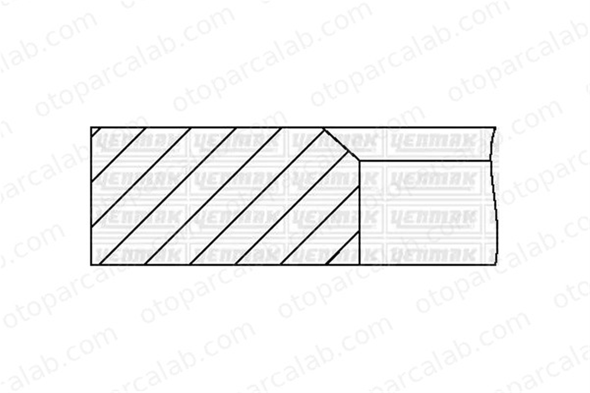 YENMAK 91-09635-100 Segman (96.50MM-STD) MERCEDES-BENZ G-SERISI 190 9109635100 1020372317