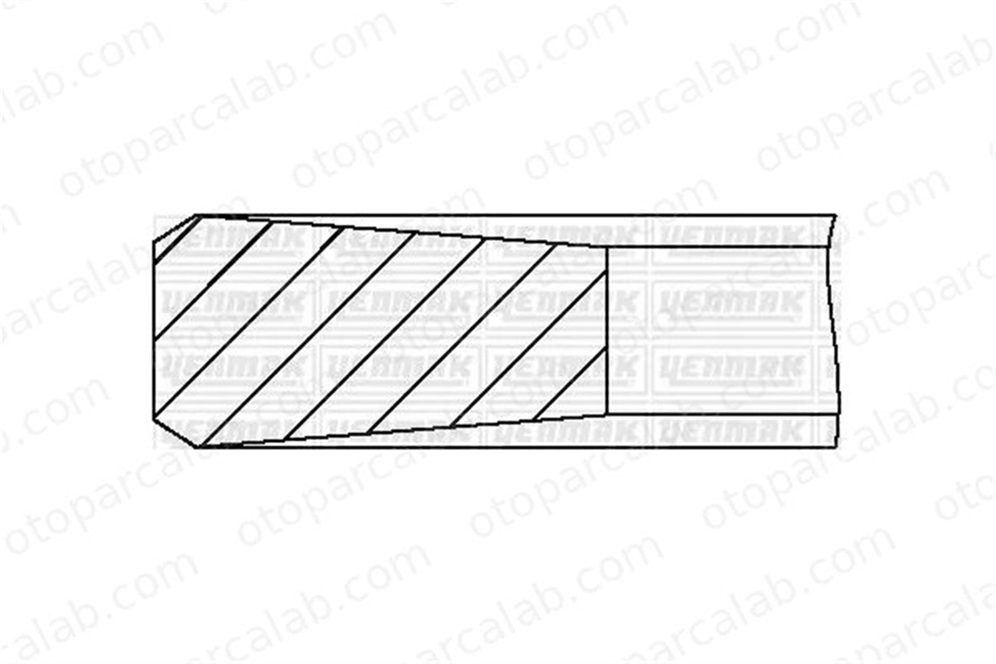 YENMAK 91-09777-050 Segman (82.50MM-0.50) FORD ESCORT VI ESCORT VI Cabrio 9109777050 2231600