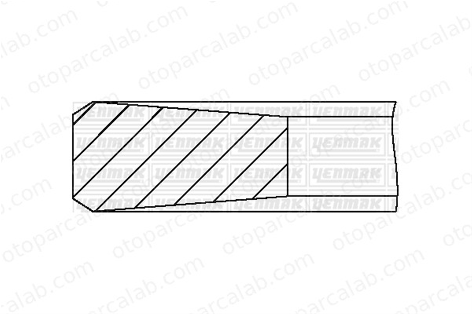 YENMAK 91-09912-050 Segman (97.50MM) MERCEDES-BENZ AROCS ACTROS MP4 / MP5 3520300624 A3520300624