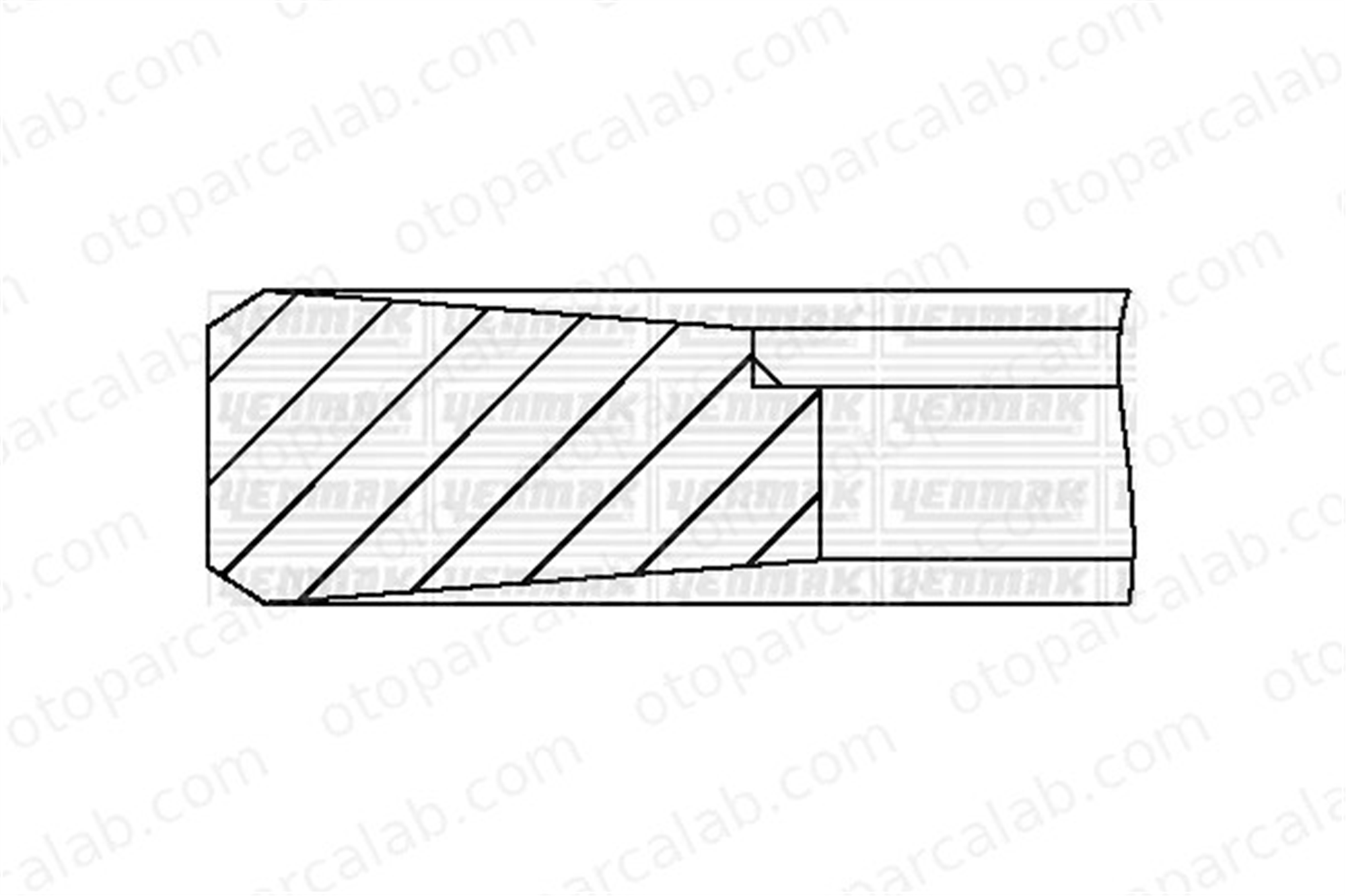 YENMAK 91-90088-000 Segman (110.00MM-STD) MERCEDES-BENZ AROCS ACTROS MP4 / MP5 A936030081741276600