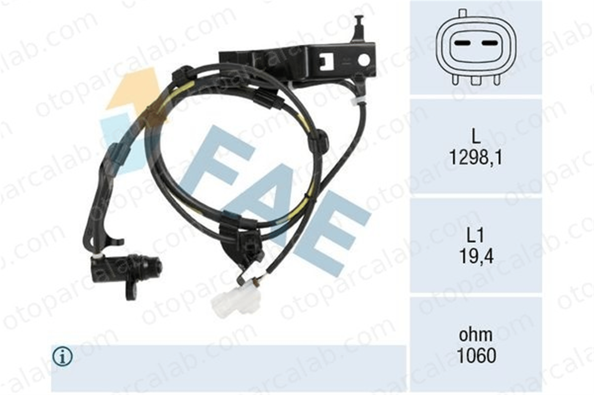 ZEGEN ZAS1496 Abs Sensörü Ön Sol TOYOTA HILUX VII Pick-up 895420K010 895430K010