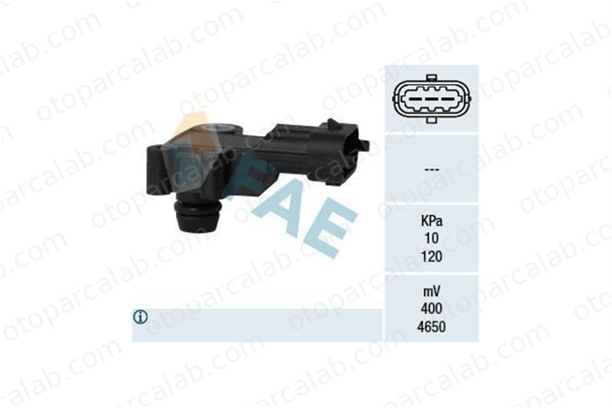 ZEGEN ZMPS1035 MAP Sensörü OPEL CORSA D ASTRA J 1235060 1238395