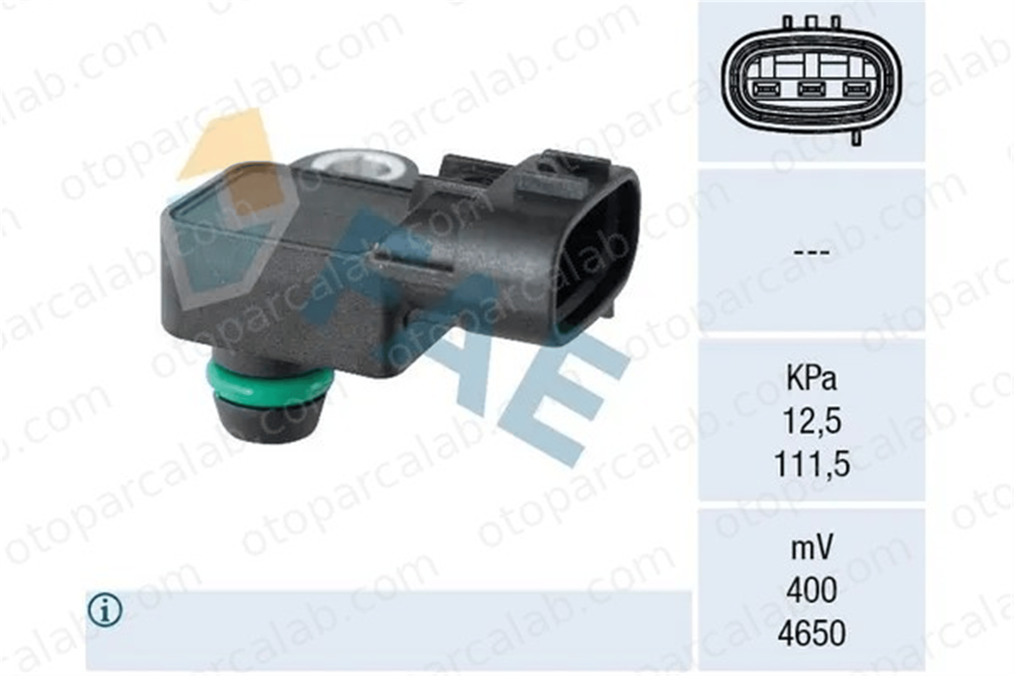ZEGEN ZMPS1051 MAP Sensörü OPEL AGILA SUZUKI SPLASH 1859058M00 1859058M00000