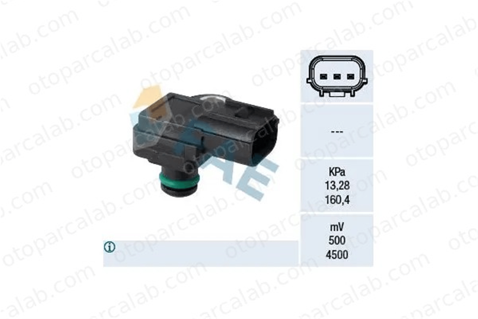 ZEGEN ZMPS1061 MAP Sensörü HONDA JAZZ III CIVIC VIII Hatchback 37830RNAA01