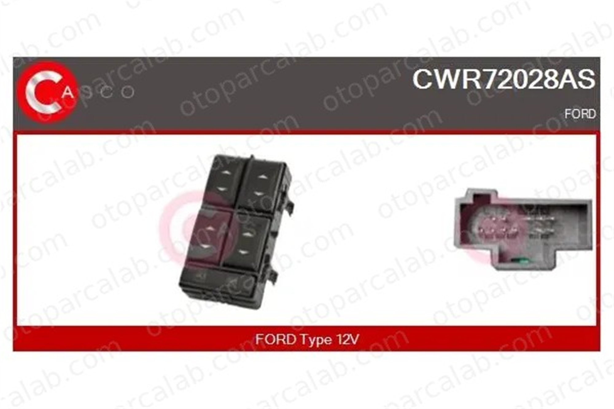 ZEGEN ZSW1674 Cam Açma Düğmesi Ön Sağ FORD MONDEO III Sedan MONDEO III 1S7T14A132BC 1S7T14A132BD