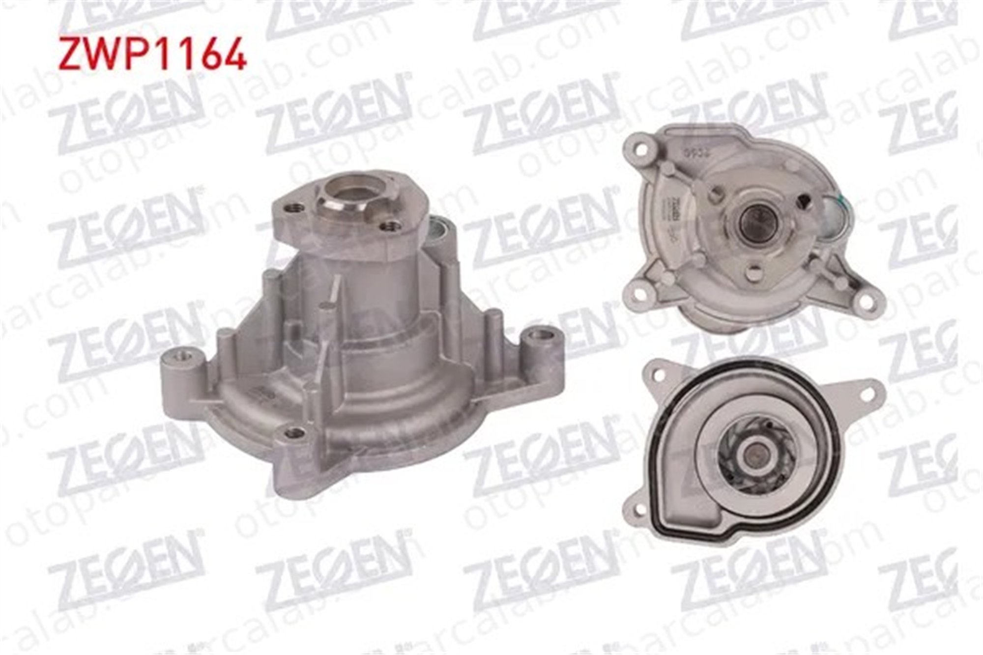ZEGEN ZWP1164 Devirdaim Su Pompası VW POLO VIVO Hatchback POLO VIVO Sedan 3C121005N 3C121005R