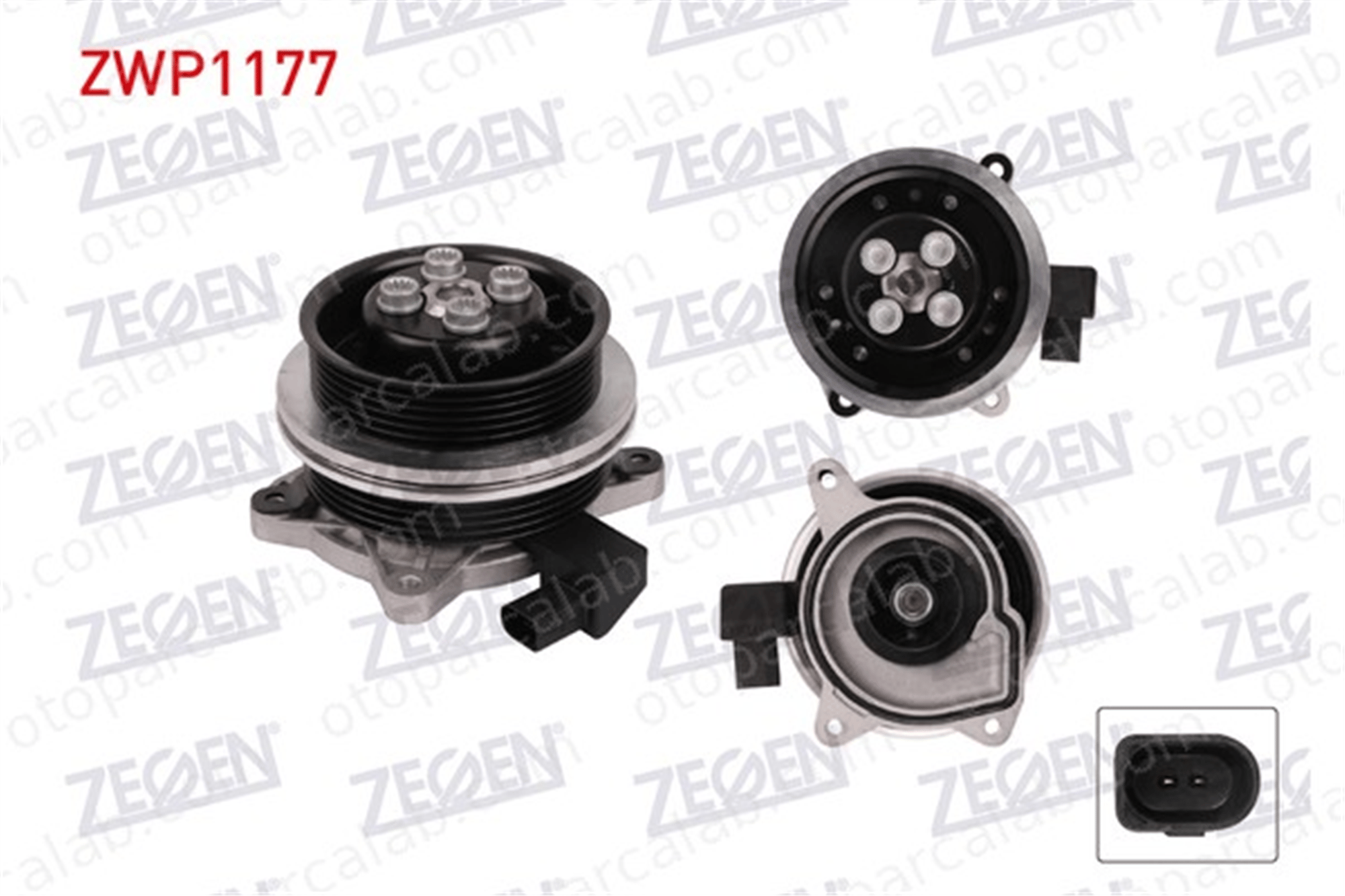 ZEGEN ZWP1177 Devirdaim Su Pompası VW TOURAN TIGUAN 3C121004C 3C121004D