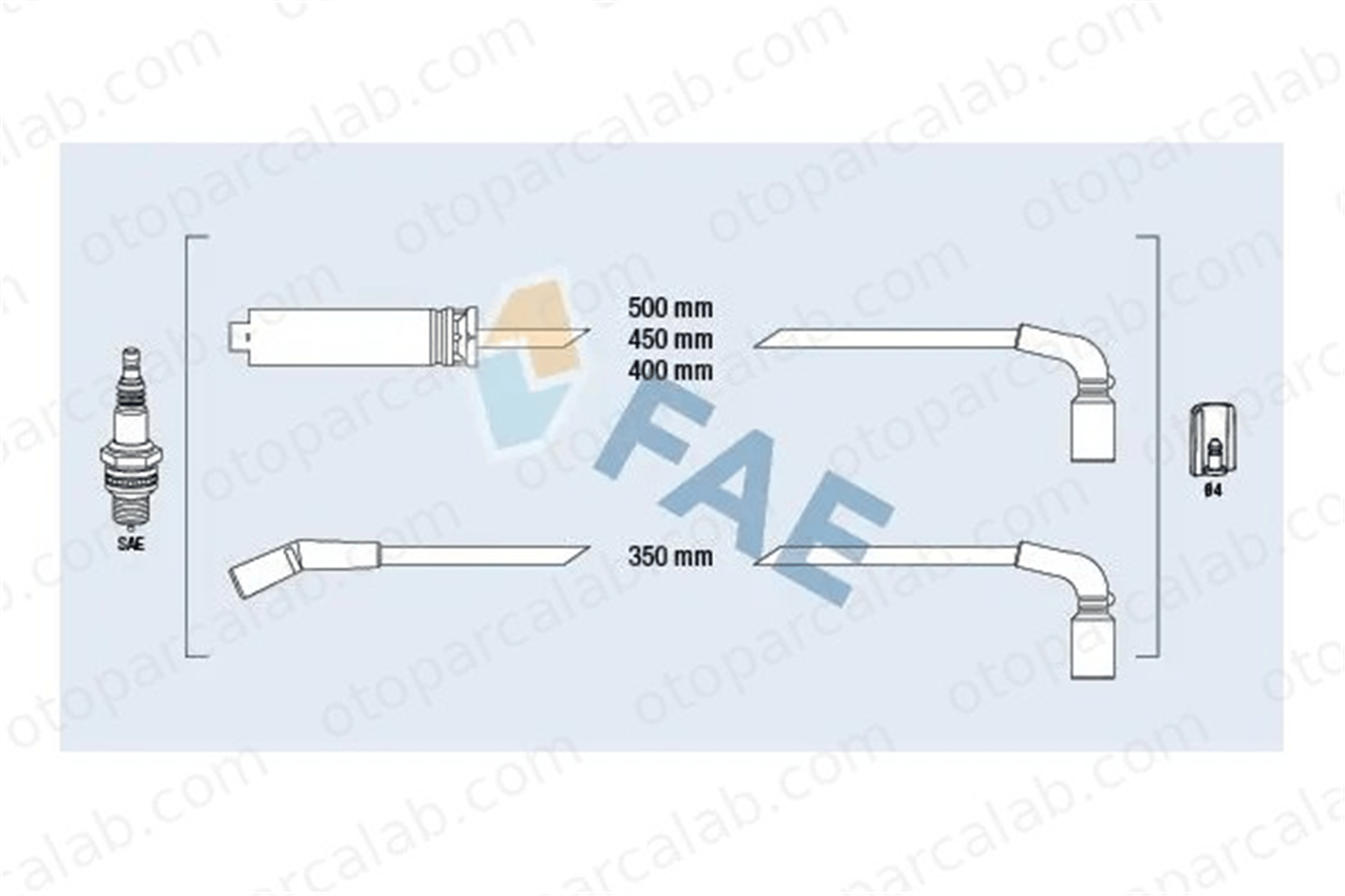 ZETEX ZX3071 Buji Kablosu DAEWOO KALOS Sedan LANOS 96305387