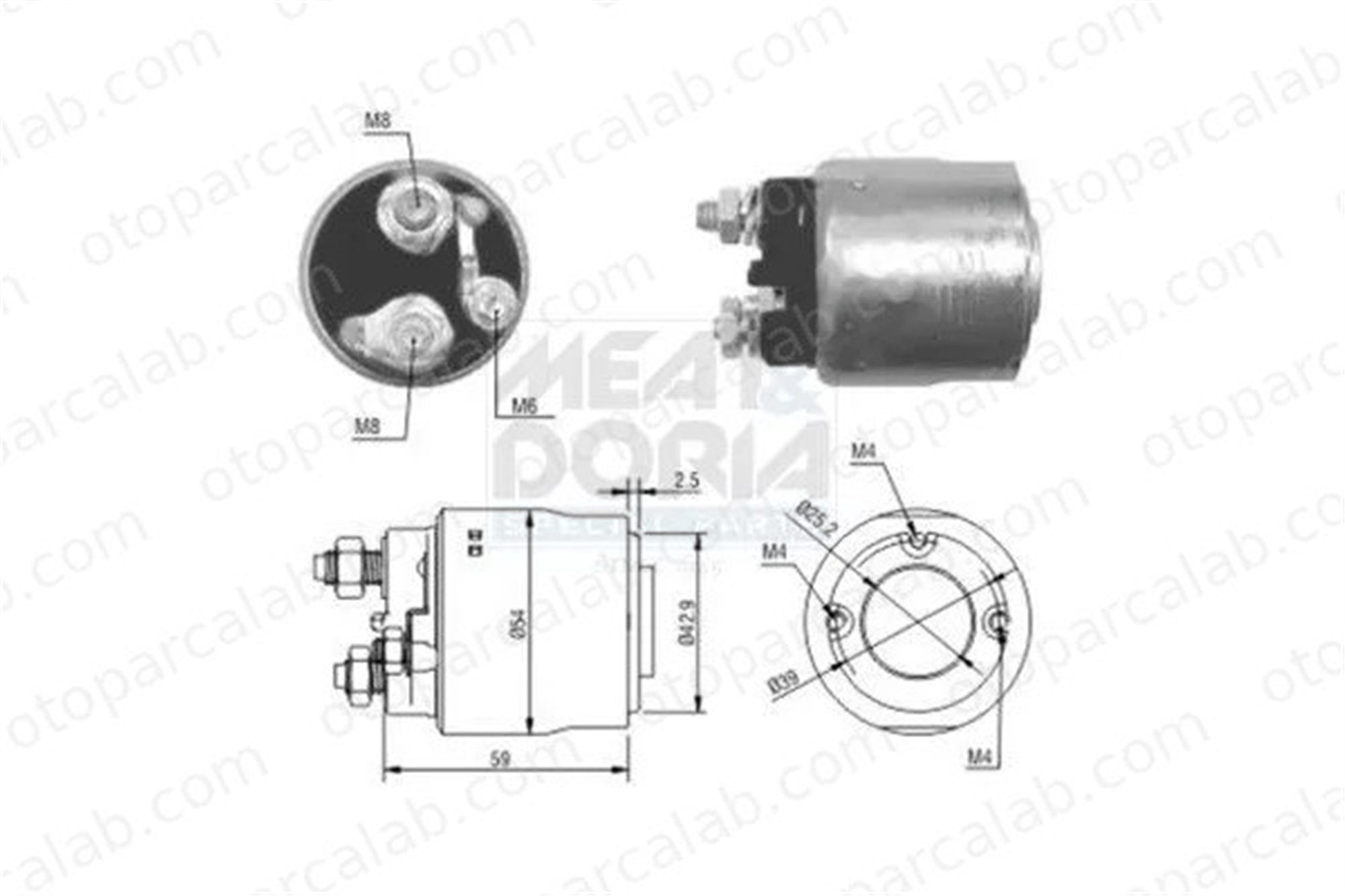 ZM 0498 Marş Otomatiği FORD KA FIESTA IV BG3A11391 5S6511000AA