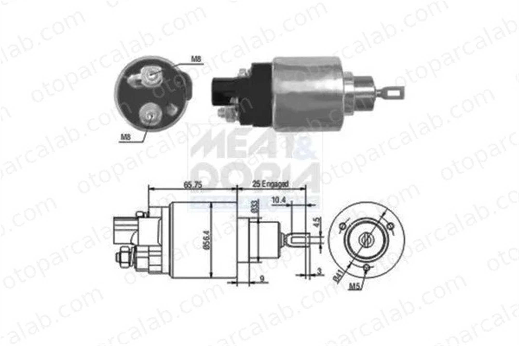 ZM 0978 Marş Otomatiği TOYOTA CARINA E VI COROLLA Liftback 2815002080 281000B020