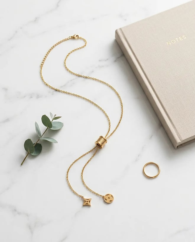 Çelik Harmony Gold Kolye