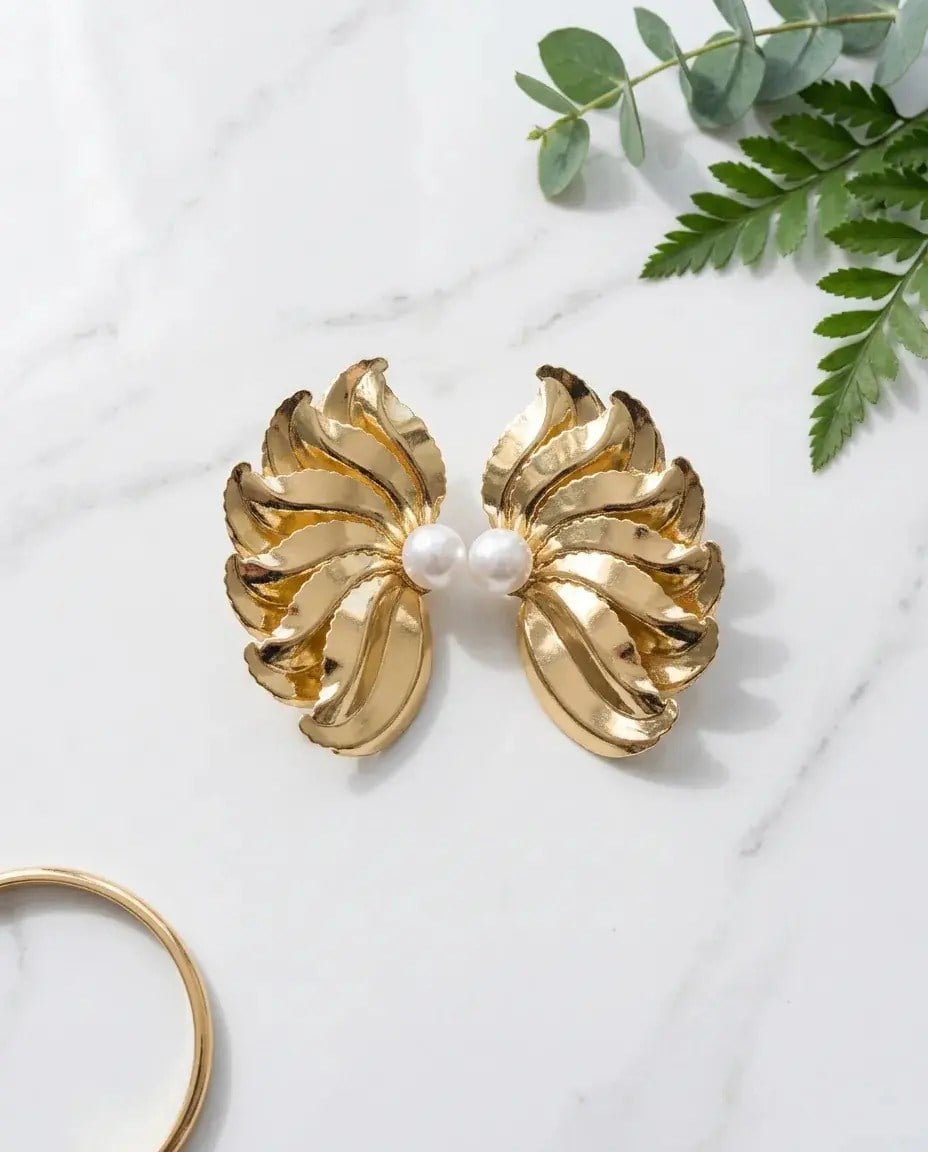 Çelik Monaco Pearl Küpe