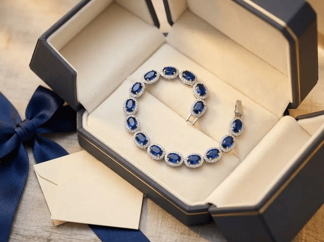 Zirkon Royal Sapphire Bileklik 