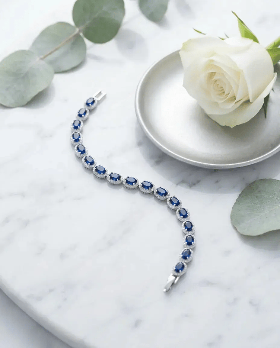Zirkon Royal Sapphire Bileklik 