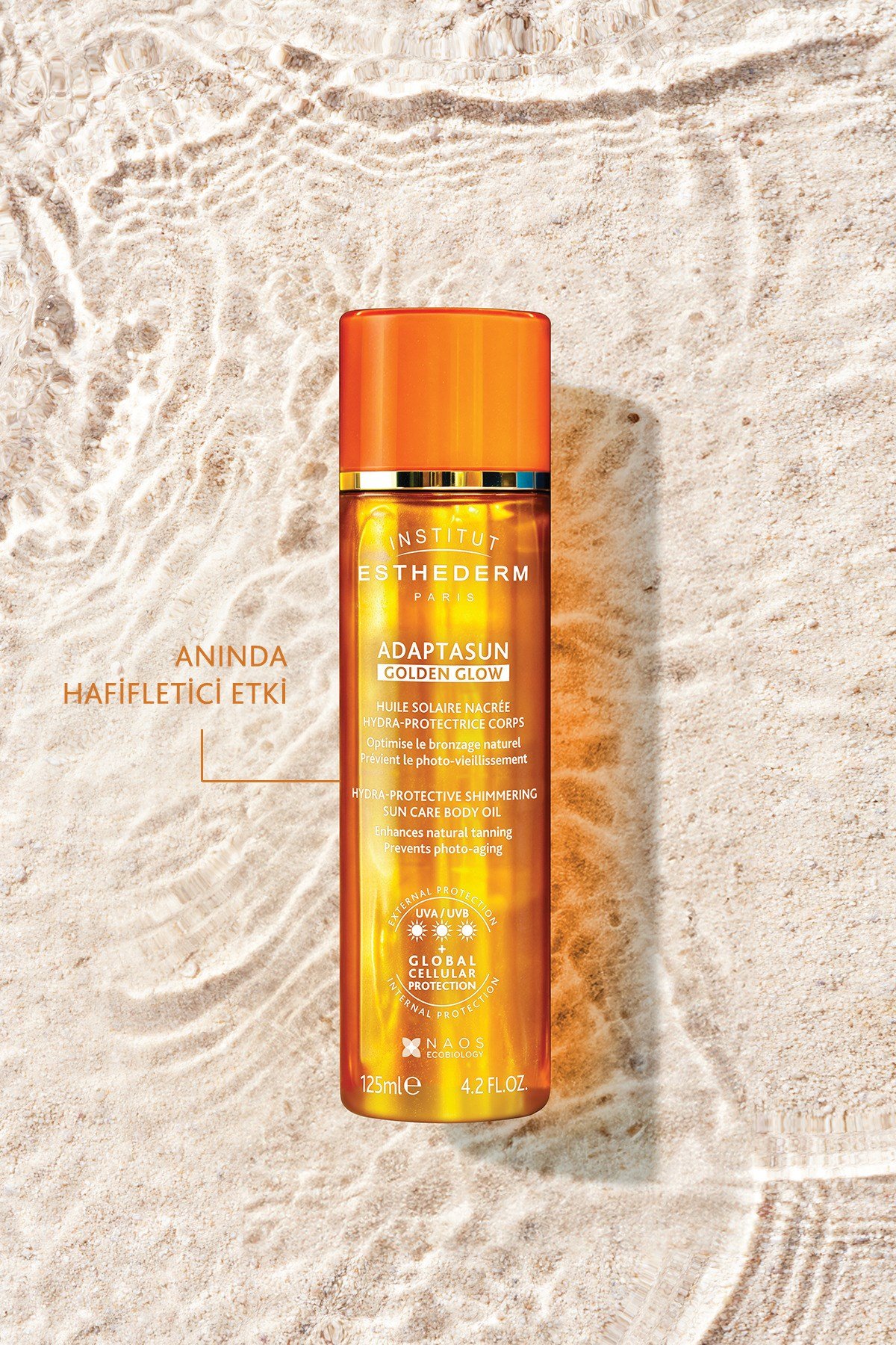Adaptasun Hydra-Protective Golden Glow Sun Care Body Oil Işıltılı Spf Vücut Yağı 125 Ml