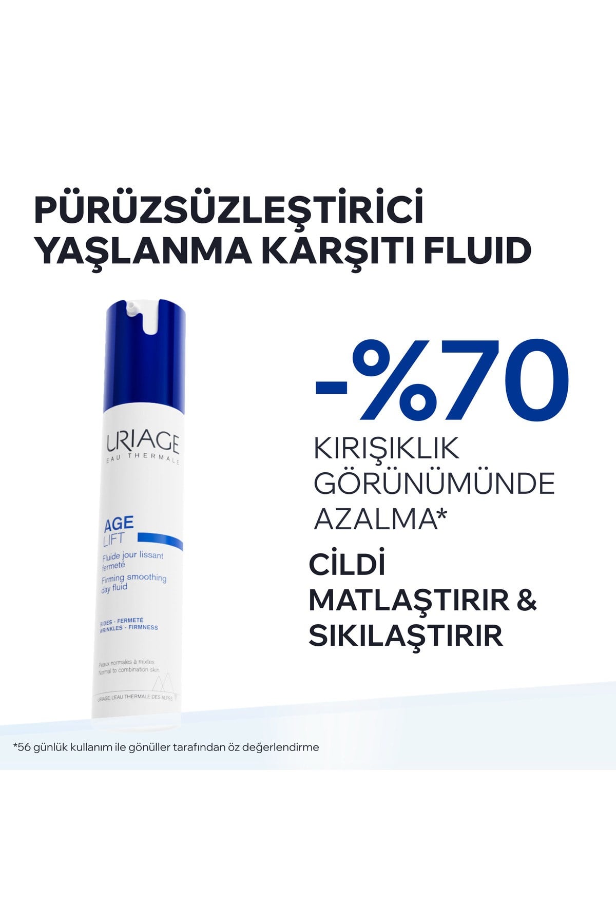 AGE LIFT Retinol ve Hyalüronik Asit İçeren Yaşlanma Karşıtı Fluid 40 ml