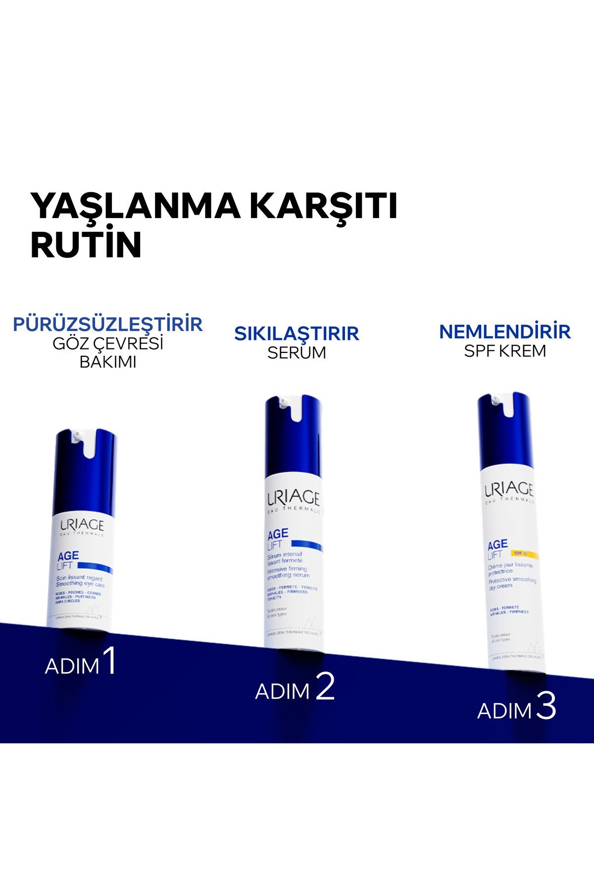 AGE LIFT Retinol ve Hyalüronik Asit İçeren Yaşlanma Karşıtı SPF30 Yüz Kremi 40 ml