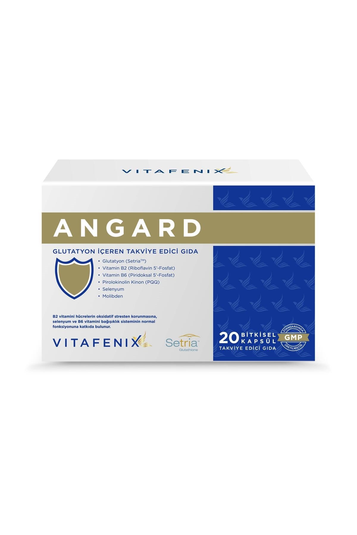 Angard Glutatyon (İNDİRGENMİŞ/REDUCED) Içeren Takviye Edici Gıda 20 Kapsül