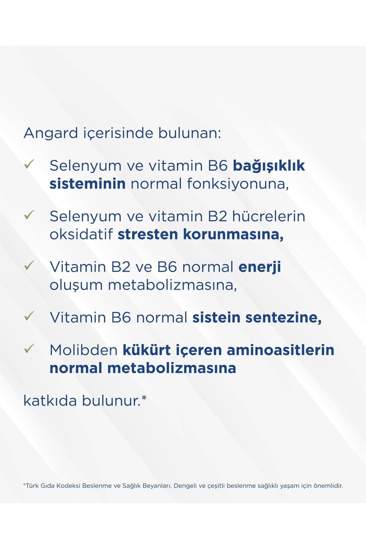 Angard Glutatyon (İNDİRGENMİŞ/REDUCED) Içeren Takviye Edici Gıda 20 Kapsül