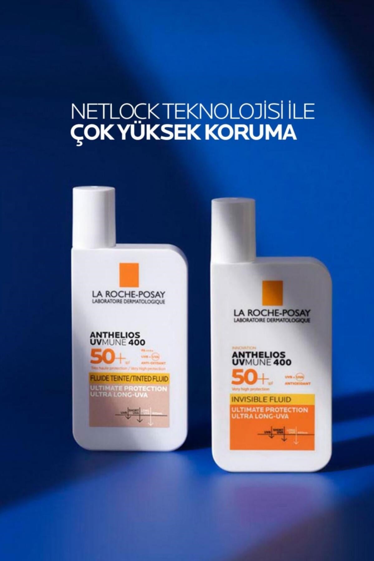 Anthelios Uvmune Fluid SPF+50 Tüm Ciltler İçin Yüksek Korumalı Yüz Güneş Kremi