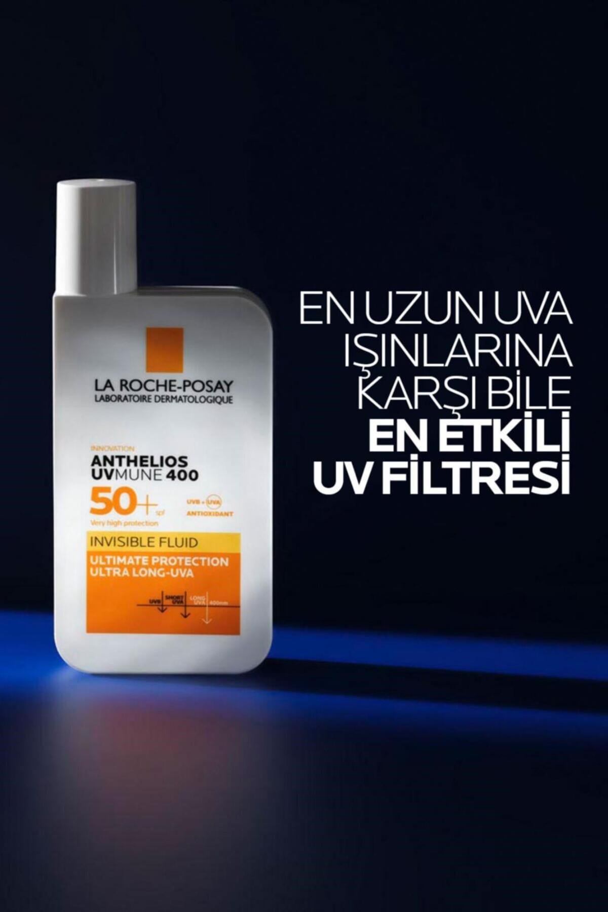 Anthelios Uvmune Fluid SPF+50 Tüm Ciltler İçin Yüksek Korumalı Yüz Güneş Kremi