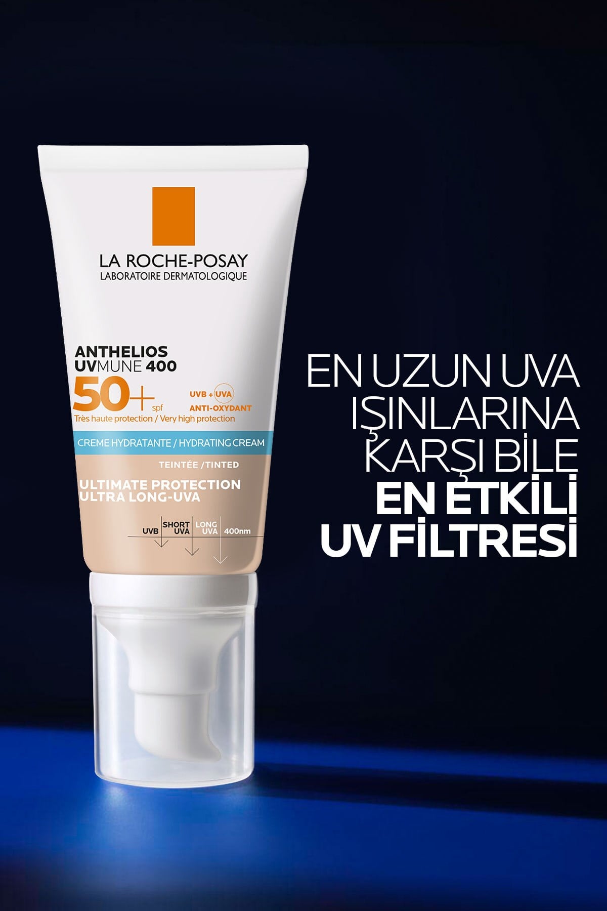Anthelios Uvmune SPF+50 Hassas Ciltler İçin Yüksek Korumalı Renkli Yüz Güneş Kremi 33