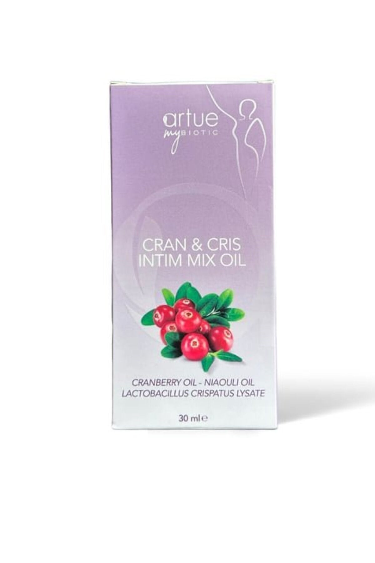 Artue MyBiotic Cran & Cris Intim Mix Oil – %100 Organik Vajinal Bakım Yağı | pH Dengeleyici | Enfek