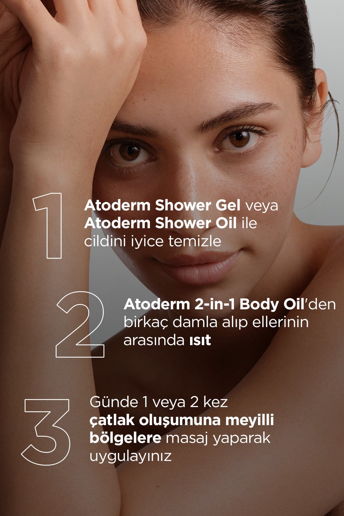 Atoderm 2-in-1 Body Oil Hamileler için Çatlak Önleyici Besleyici ve Nemlendirici Bakım Yağı 150 ml