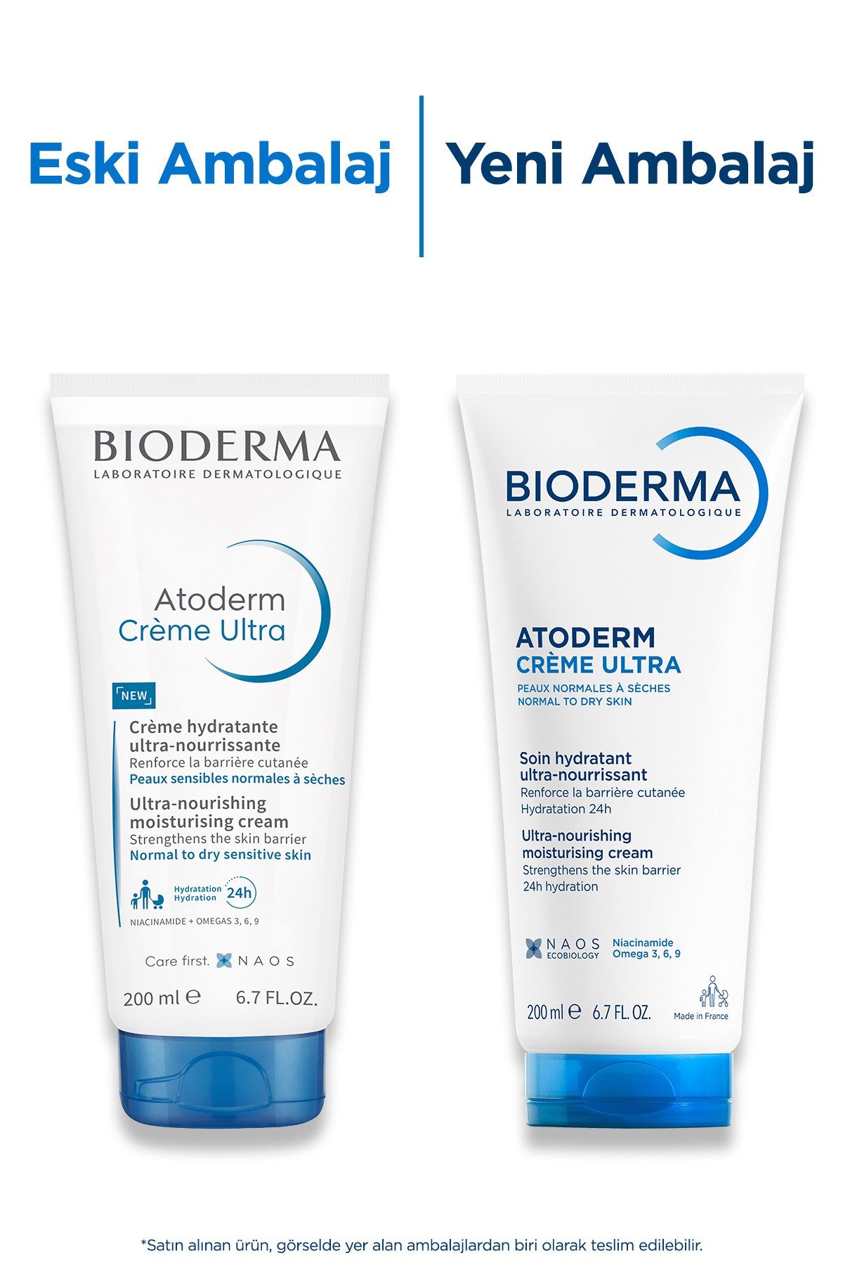 Atoderm Cream Ultra Kuru Ciltler Bebek, Çocuk & Yetişkin Nemlendirici Yüz, Vücut Bakım Kremi 200 ml