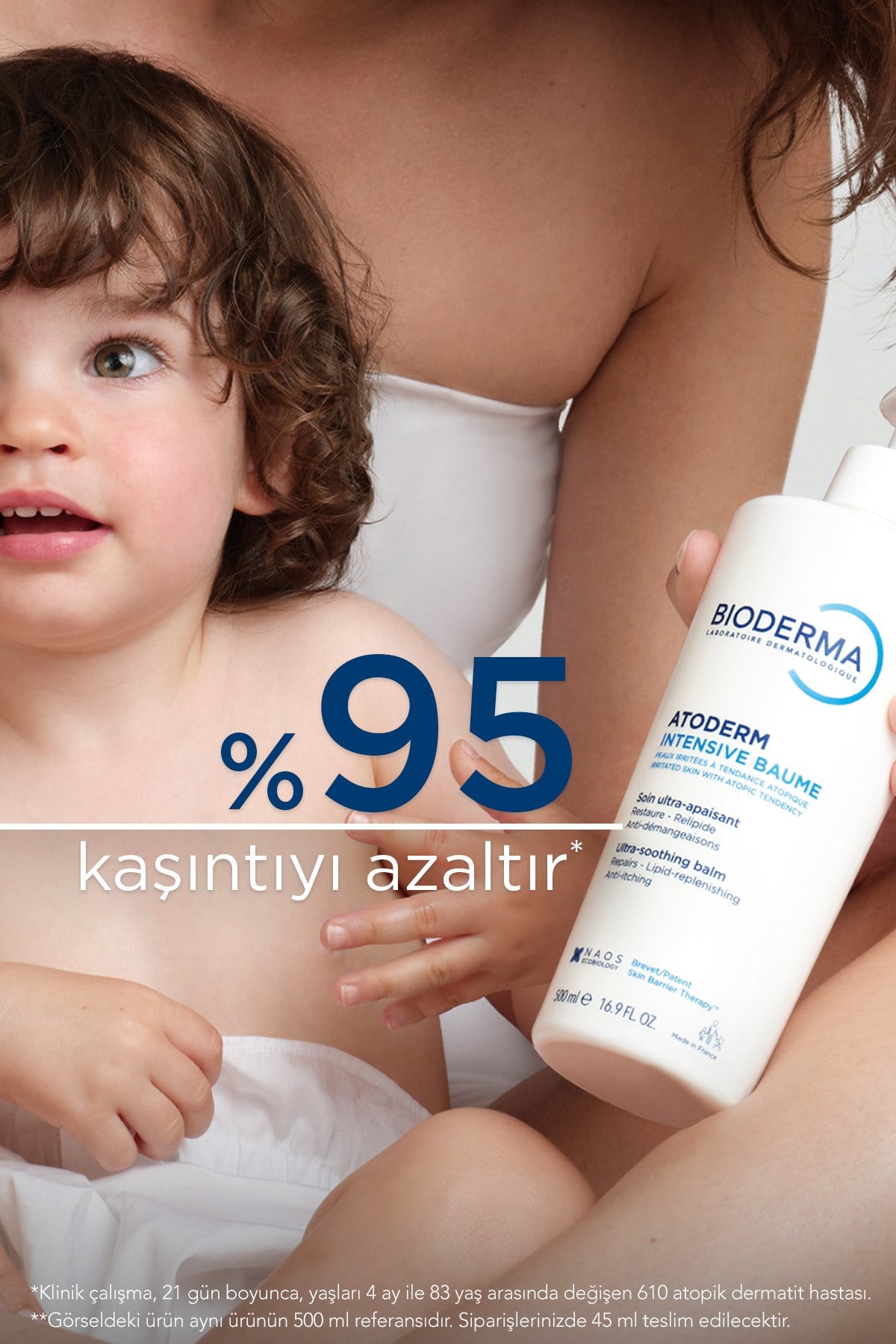 Atoderm Intensive Balm Atopi Eğilimli Cilt Bebek,Çocuk,Yetişkin Seyahat Boy Nemlendirici Krem 45 ml