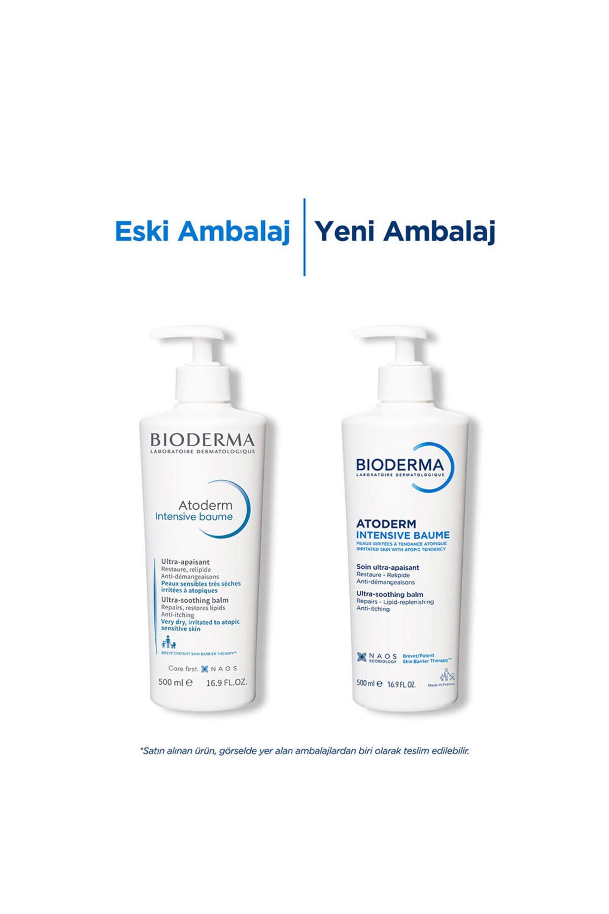 Atoderm Intensive Baume Nemlendirici Bakım Kremi 500 ml PUANSIZDIR