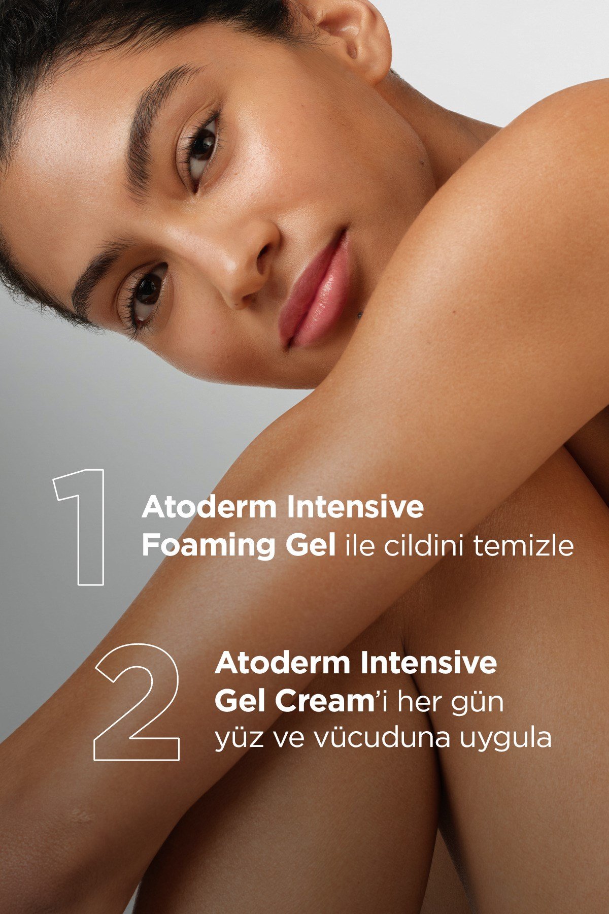 Atoderm Intensive Gel Cream Kuru,Atopi Eğilimli Cilt Niasinamid İçeren Nemlendirici Jel Krem 500 ml