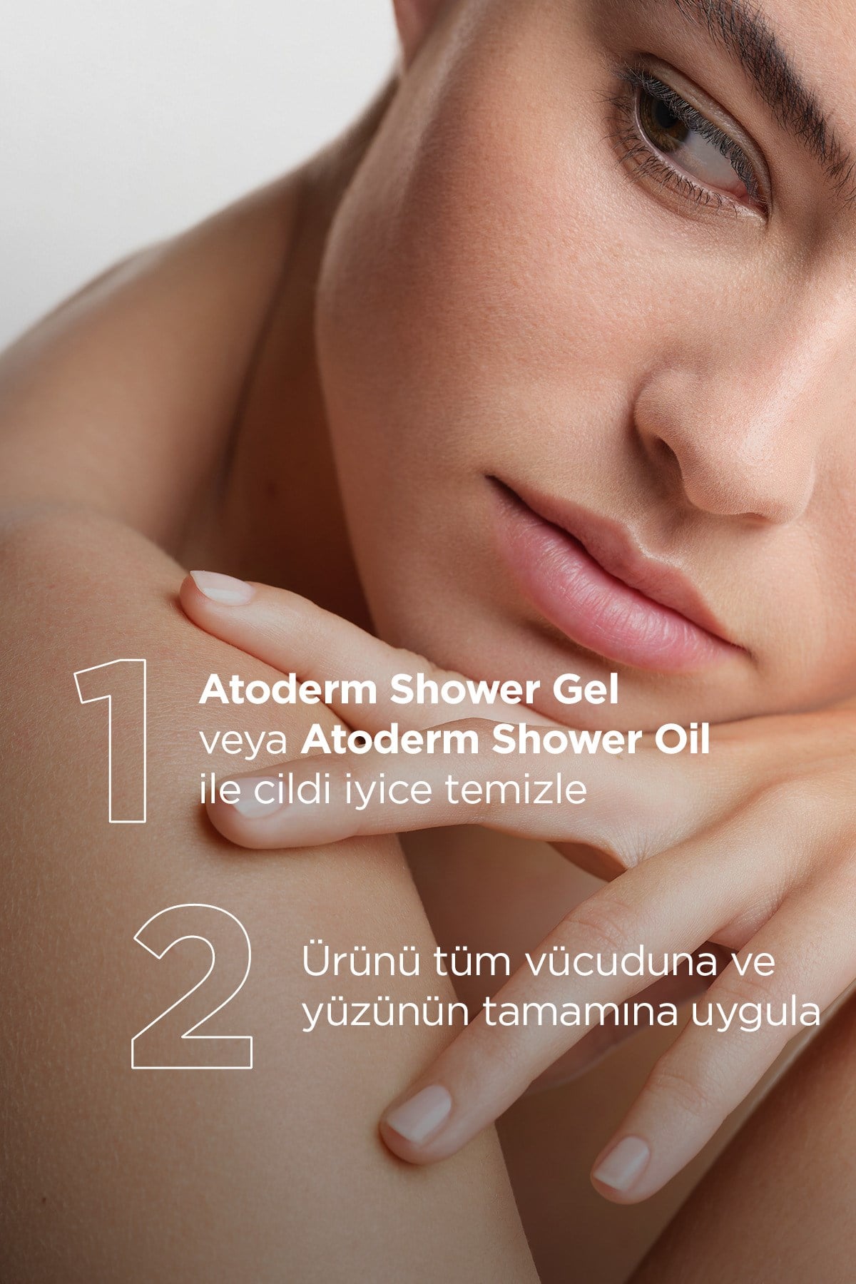 Atoderm Shower Gel Kuru, Tüm Ciltler Bebek, Çocuk, Yetişkin Arındırıcı Nemlendirici Duş Jeli 1 Lt