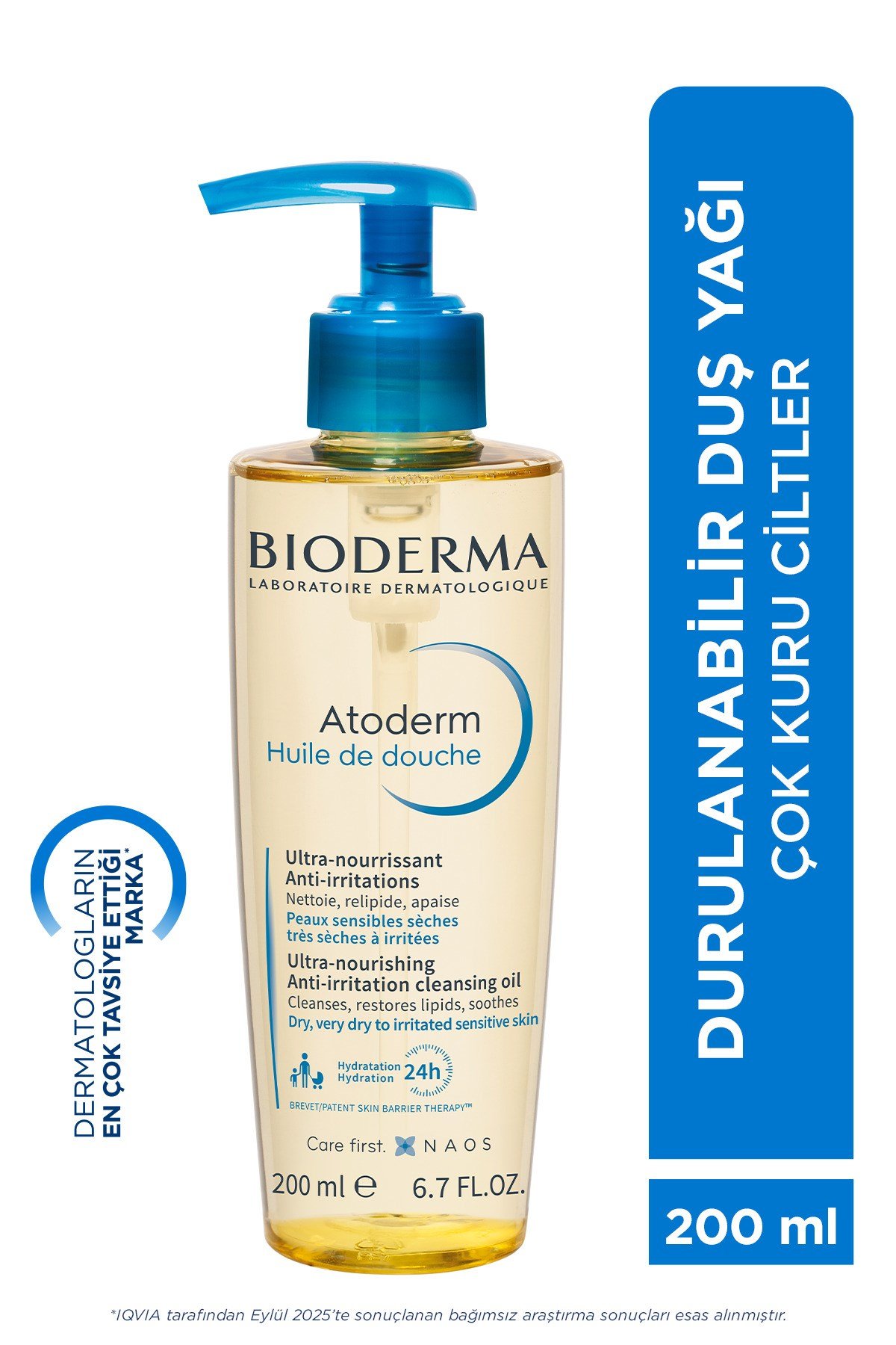 Atoderm Shower Oil Çok Kuru Cilt Bebek, Çocuk, Yetişkin Nemlendirici Temizleyici Duş Yağı 200 ml
