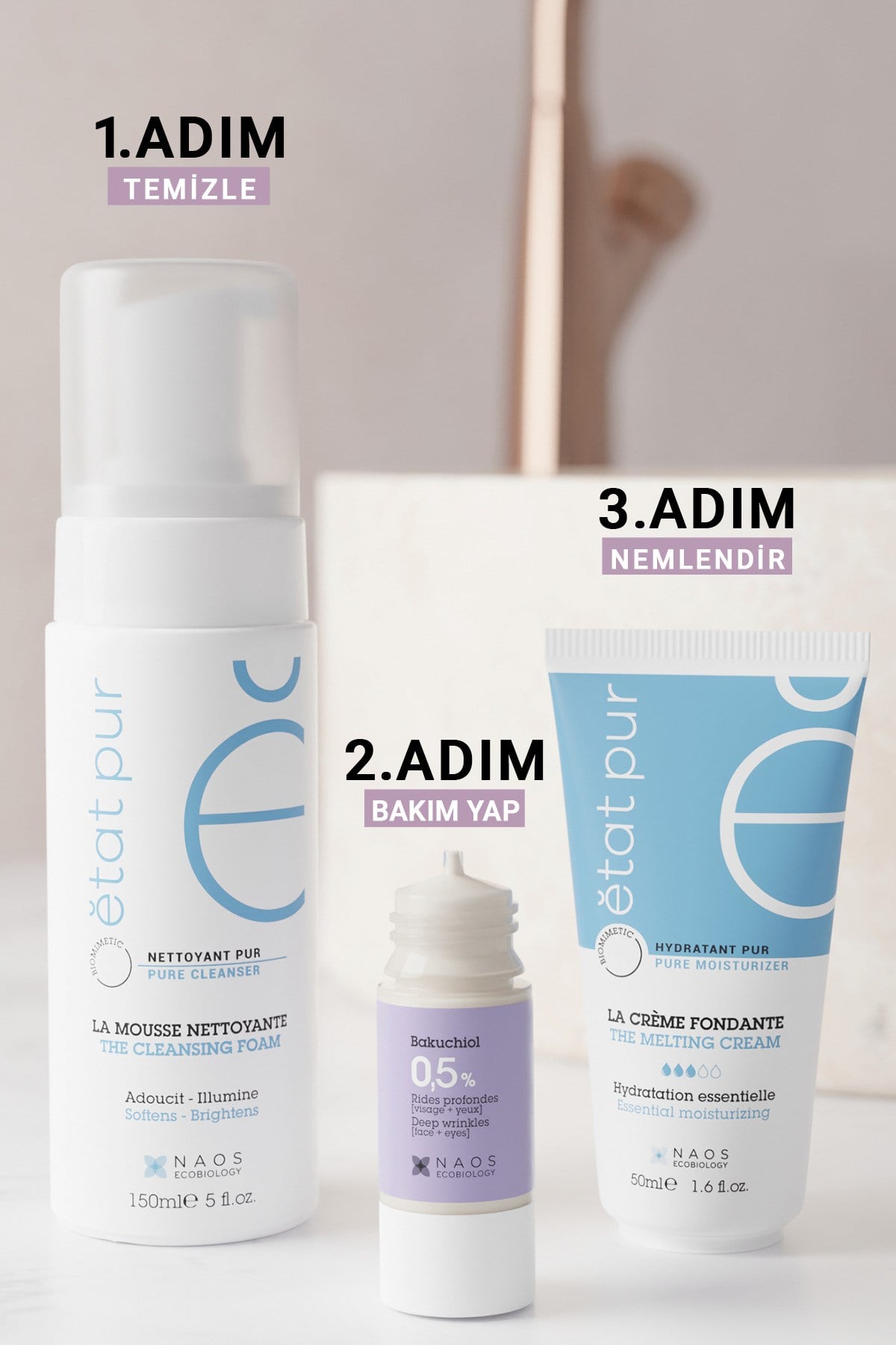 Bakuchiol %0,5 Kırışıklık Karşıtı Serum 15ML | Hassas Ciltler için Retinol Alternatifi