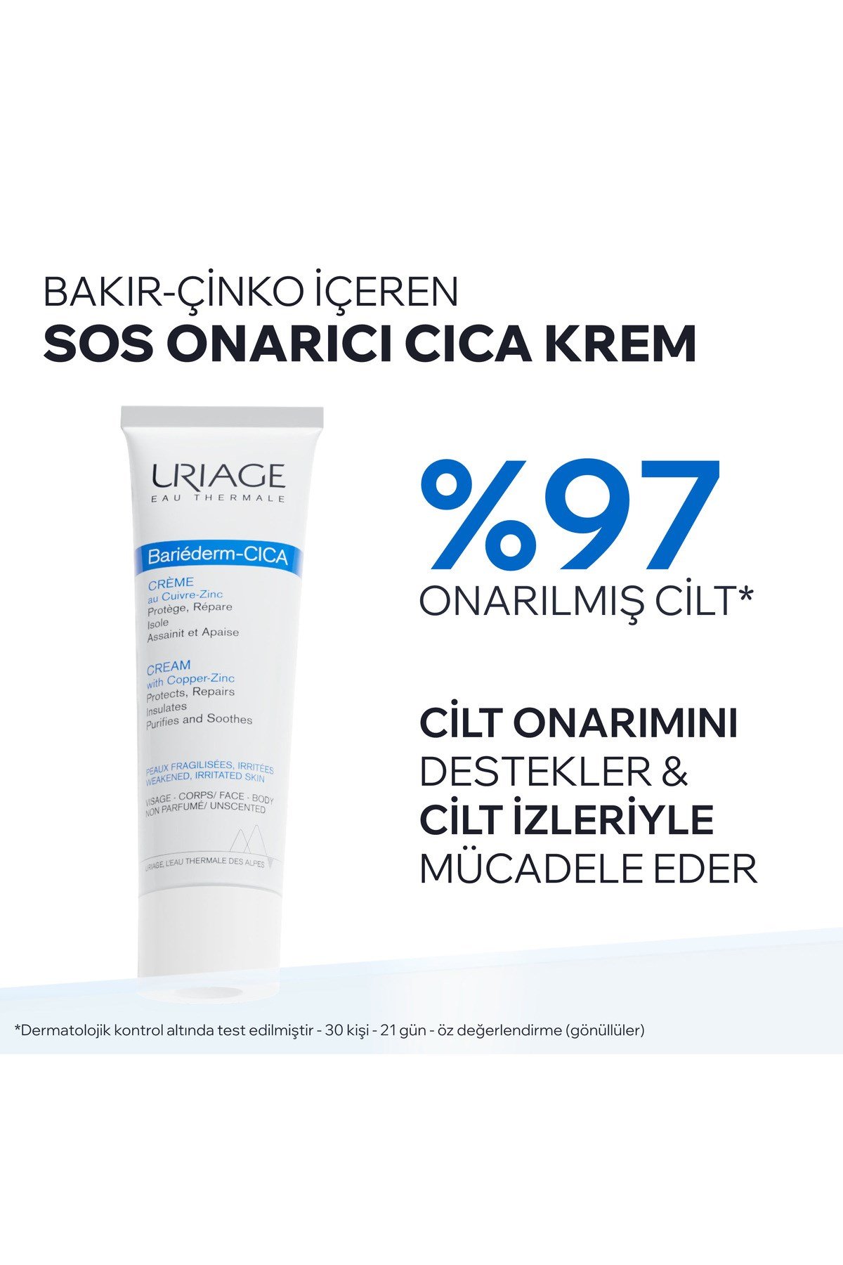 BARIEDERM Cilt Bariyeri Onarıcı ve Yatıştırıcı Cica Krem 40 ml