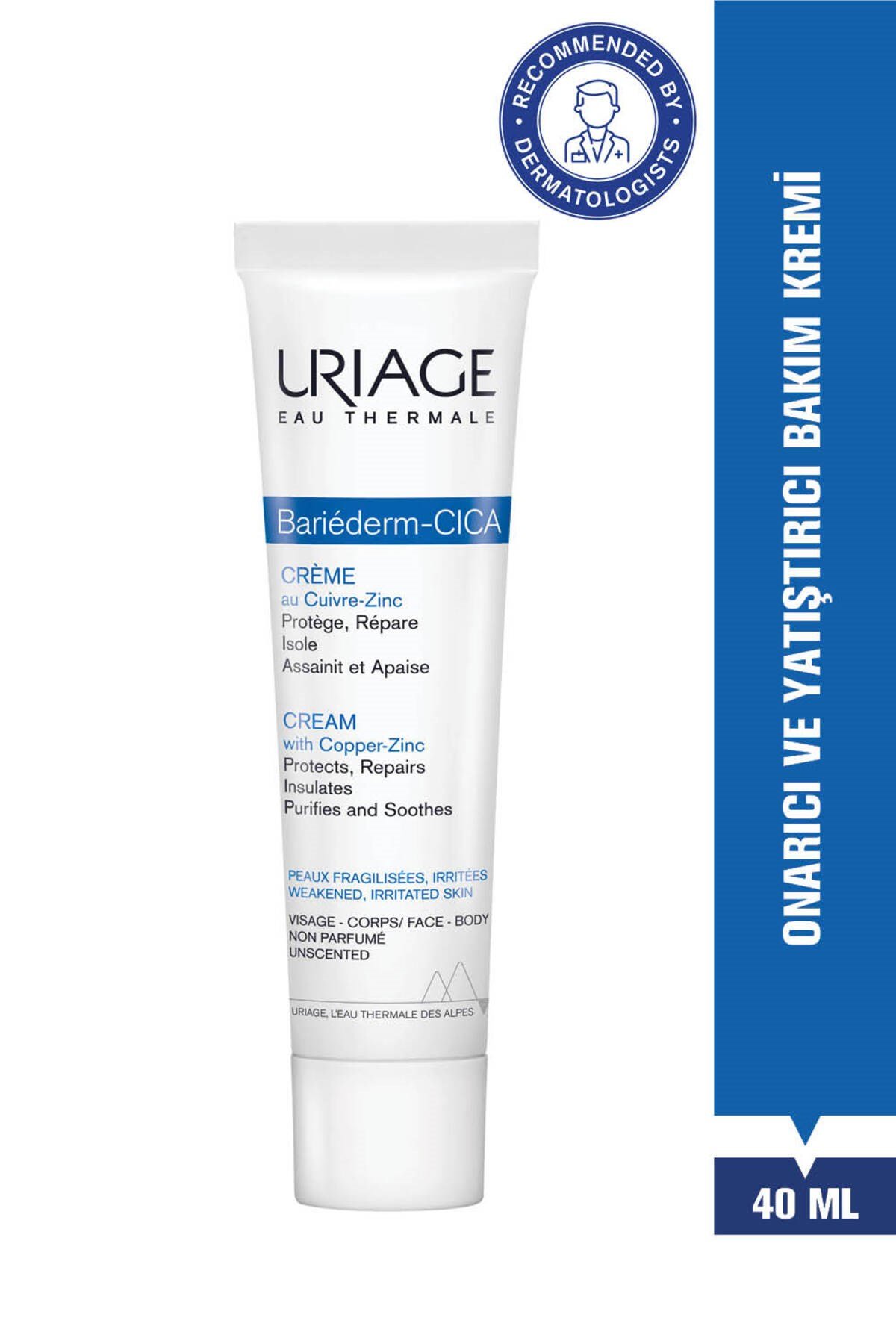 BARIEDERM Cilt Bariyeri Onarıcı ve Yatıştırıcı Cica Krem 40 ml