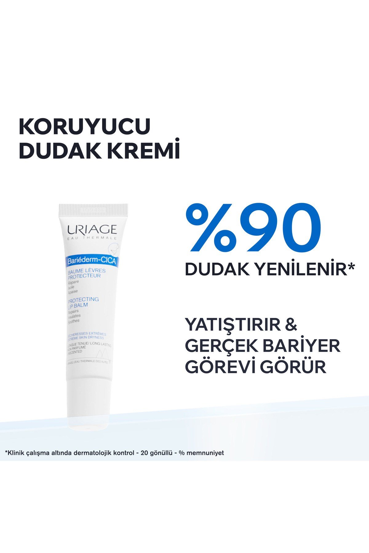 BARIEDERM Onarıcı ve Yatıştırıcı Dudak Bakım Kremi 15 ml