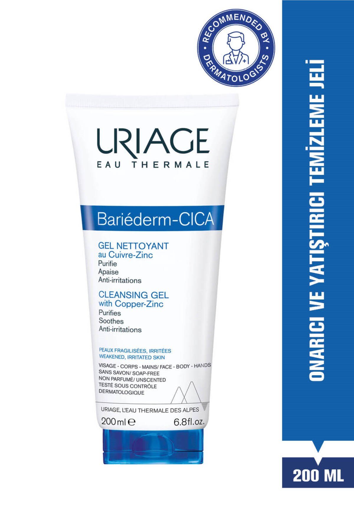 BARIEDERM Onarıcı ve Yatıştırıcı Yüz ve Vücut Temizleme Jeli 200 ml
