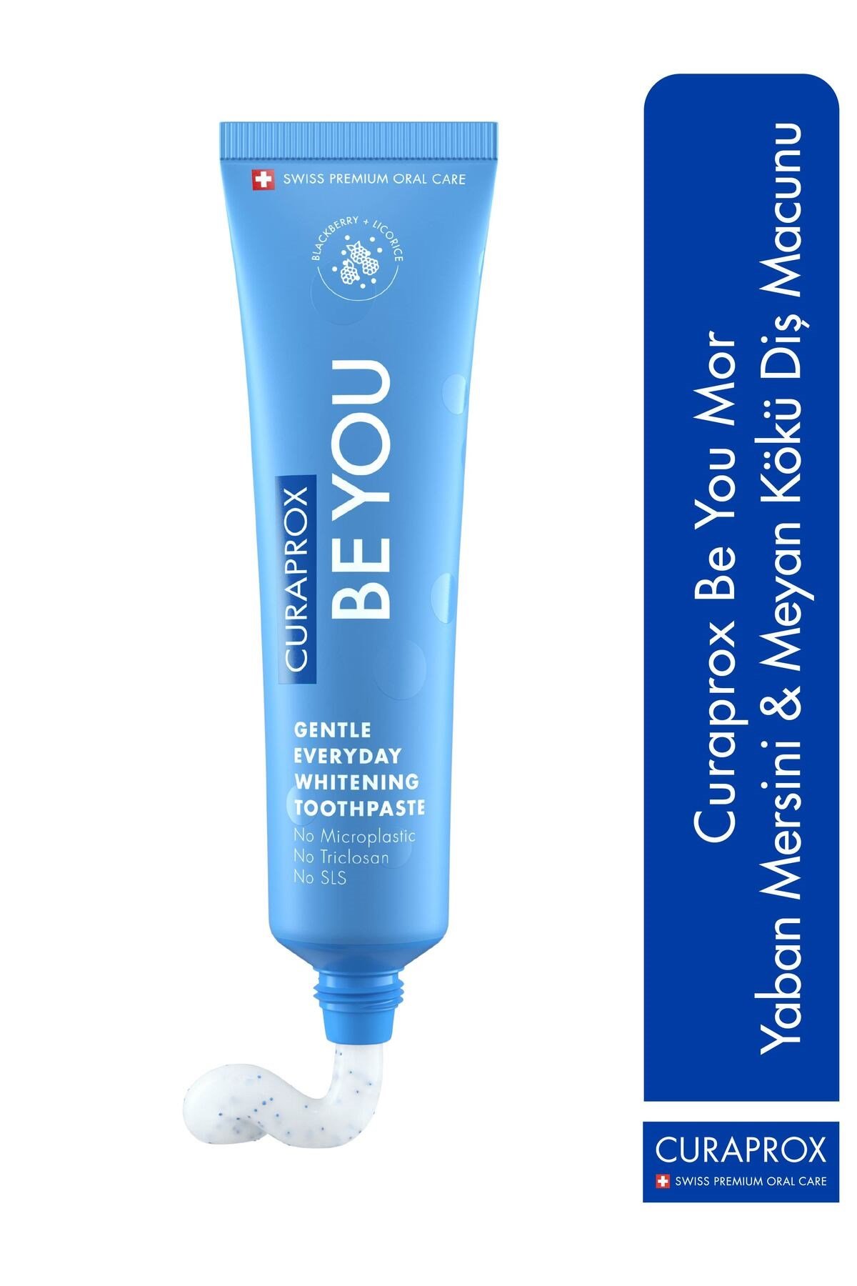 Beyou Blackberry Liquorice 60 ml (blue ) Böğürtlen - Meyankökü Diş Macunu