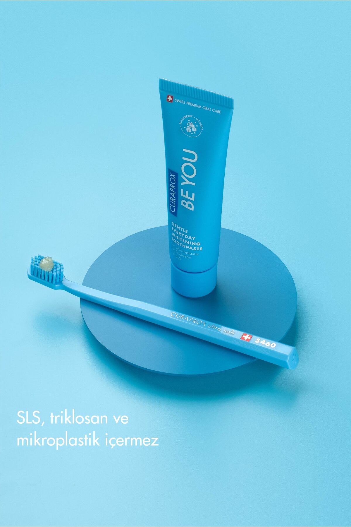 Beyou Blackberry Liquorice 60 ml (blue ) Böğürtlen - Meyankökü Diş Macunu